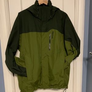 Marmot Snow/Hiking/Rain GoreTex Green Shell Jacket